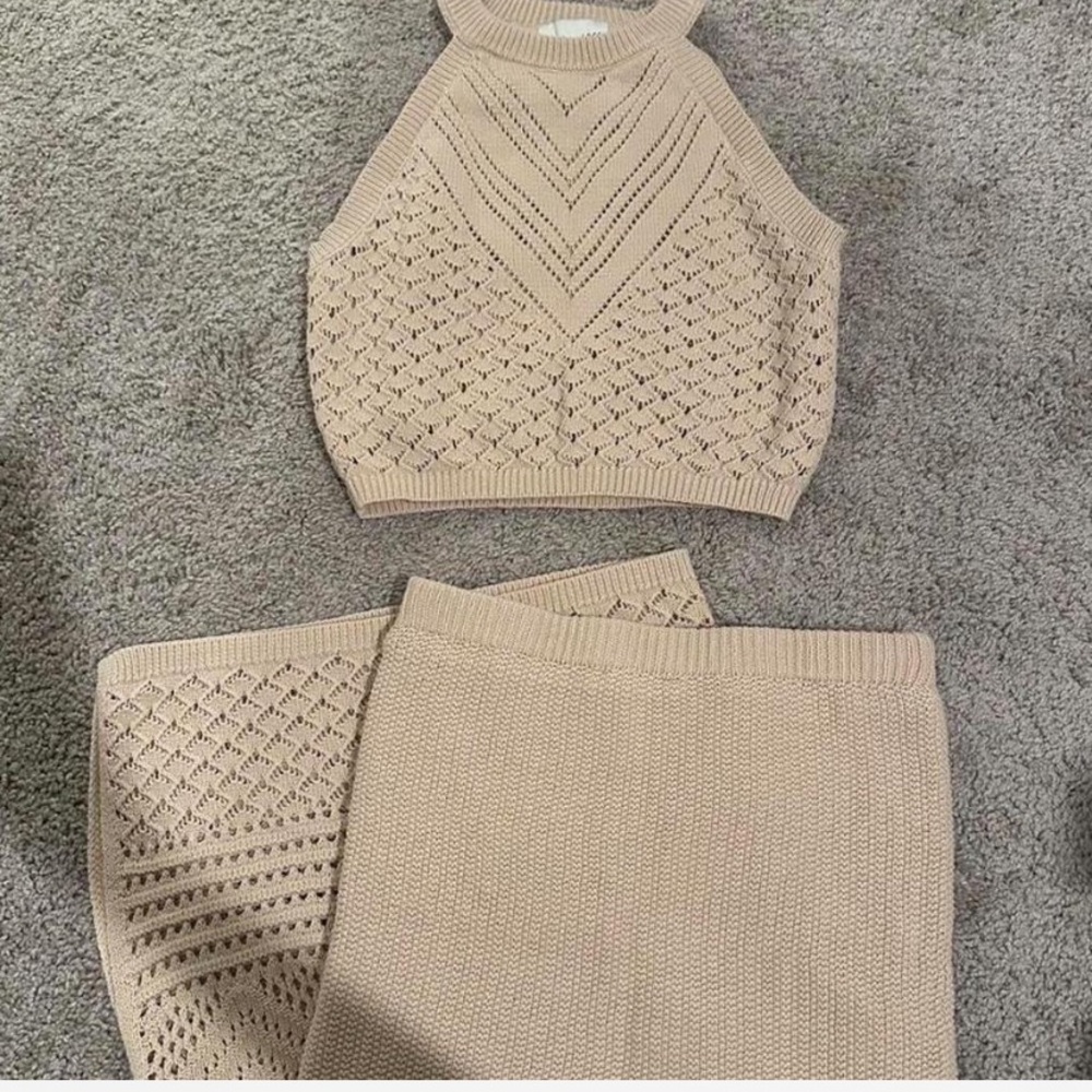 Top and skirt set